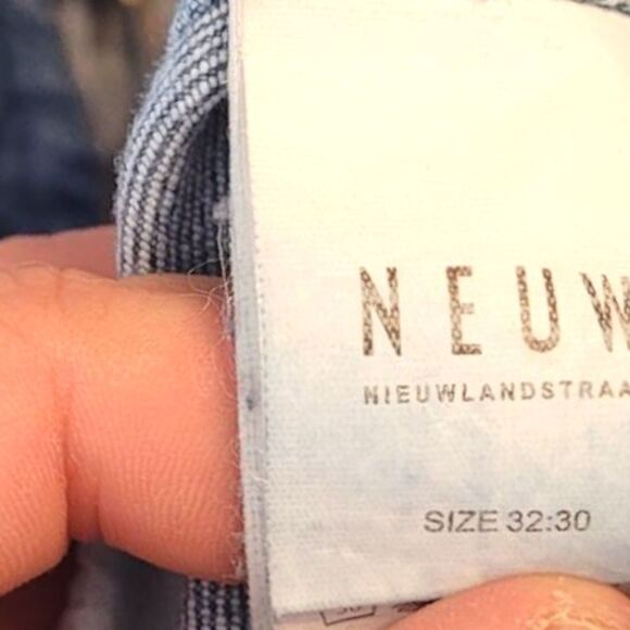 NEUW Light Wash Marilyn Torn Haze Skinny Jeans Size 32 - Picture 10 of 11